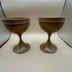 Monty Python Spamalot Chalice Set Adult OS Gold Excellent Wynn Vegas Souvenir